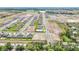An aerial view of the completed homes and some future development in the Balm Grove community at 13162 Goldstone Ct, Wimauma, FL 33598