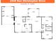 Detailed floor plan showcasing the layout of the home, including room dimensions and locations of key features at 1549 San Christopher Dr, Dunedin, FL 34698
