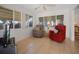 Bright sun room featuring lots of natural light from the large windows at 1549 San Christopher Dr, Dunedin, FL 34698