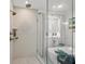 Close up of shower and soaking tub in spacious and luxurious bathroom at 1818 11Th N St, St Petersburg, FL 33704