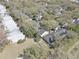 Aerial view of a residential area with ample greenery and well-maintained homes with manicured lawns at 2312 Tallyho Ln, Palm Harbor, FL 34683