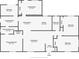Detailed floor plan showcasing layout, dimensions, and room names at 801 Chess Pl, Seffner, FL 33584