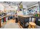 Organized garage/workshop space with pegboards, workbenches, and ample tool storage at 917 Silver Ridge Way, Valrico, FL 33594