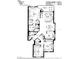 Detailed floor plan showcases the layout with bedrooms, baths, living spaces, and lanai at 1200 Country Club Dr # 2206, Largo, FL 33771