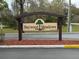 Baywood Meadows community entrance sign at 12155 Environmental Dr # 6, New Port Richey, FL 34654