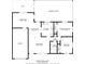 Floor plan for a single-story home with an attached garage, a screened porch, and a patio at 1216 Lotus Path, Clearwater, FL 33756