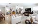 Inviting living room with stylish furniture and decor, showcasing an open layout and natural light at 1216 Lotus Path, Clearwater, FL 33756