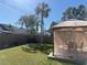 Expansive backyard featuring a gazebo, lush grass, and mature trees, perfect for outdoor enjoyment at 200 82Nd N Ave, St Petersburg, FL 33702