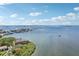 Scenic aerial shot of waterfront condos with stunning bay views and lush surroundings at 2700 Bayshore Blvd # 9404, Dunedin, FL 34698
