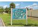 View of the community map showing building numbers and amenities at 2700 Bayshore Blvd # 9404, Dunedin, FL 34698