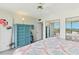 Main bedroom with access to a large closet and balcony at 2700 Bayshore Blvd # 9404, Dunedin, FL 34698