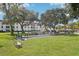 Lush recreation area with benches and greenery in a welcoming condo community setting at 2700 Bayshore Blvd # 9404, Dunedin, FL 34698