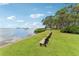 Enjoy outdoor seating with a view of the beautiful waterfront park and private beach at 2700 Bayshore Blvd # 9404, Dunedin, FL 34698