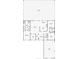 Detailed floor plan of a home, highlighting the layout of rooms, including a lanai/pool area, bedrooms, and living spaces at 27941 Austin Woods Dr, Dade City, FL 33525