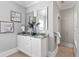 Bathroom featuring double sinks and vanity at 3801 Bayshore Blvd, Tampa, FL 33611