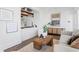 Cozy living room featuring stylish decor, neutral tones, and an adjacent kitchen at 3801 Bayshore Blvd, Tampa, FL 33611
