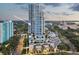 Stunning aerial view of the condo, showcasing its prime location and amenities at 400 Beach Ne Dr # 1202, St Petersburg, FL 33701