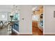 Second kitchen view featuring stainless steel appliances, custom cabinetry and contrasting wall colors at 400 Beach Ne Dr # 1202, St Petersburg, FL 33701