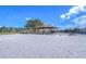 Sandy beach featuring a covered pavilion, grills, benches and amazing views at 5220 Brittany S Dr # 807, St Petersburg, FL 33715