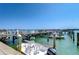 Picturesque boat dock with boats and clear sky at 5220 Brittany S Dr # 807, St Petersburg, FL 33715