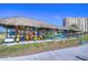 Sheltered storage with colorful kayaks available for rent at 5220 Brittany S Dr # 807, St Petersburg, FL 33715
