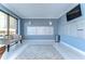 Modern lobby featuring comfortable seating and mailbox area at 5220 Brittany S Dr # 807, St Petersburg, FL 33715