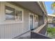 This shows an up-close view of the two-story condo building, and the exterior is designed with clean lines at 6330 Newtown Cir # 30B4, Tampa, FL 33615