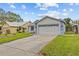 A lovely single-Gathering home with a two-car garage and a freshly mowed lawn at 1489 Ridge Shore Dr, Tarpon Springs, FL 34689