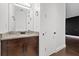 Bathroom with granite countertop and vanity at 1910 W North A St # 5, Tampa, FL 33606