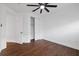 Bedroom with wood-look floors and a closet at 1910 W North A St # 5, Tampa, FL 33606