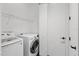 Laundry room with modern washer and dryer units at 1910 W North A St # 5, Tampa, FL 33606