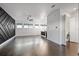Spacious living room with hardwood floors and an accent wall at 1910 W North A St # 5, Tampa, FL 33606