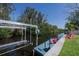 This home has a boat lift and a dock on the canal, perfect for boating and enjoying waterfront living at 201 79Th Ne Ave, St Petersburg, FL 33702