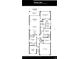 Detailed floor plan showcasing the layout of the 2566F design, with four bedrooms, three bathrooms, and spacious living areas at 306 Holly Bank Ave, Nokomis, FL 34275