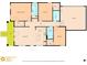 Floor plan showcasing the layout of the home, including the living room, kitchen, bedrooms, and garage at 3902 E Henry Ave, Tampa, FL 33610