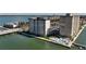 Waterfront condos featuring a community pool, docks, and convenient parking near the beach at 5220 Brittany S Dr # 1108, St Petersburg, FL 33715