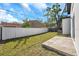 Spacious backyard with a concrete patio and privacy fence perfect for outdoor entertaining and relaxation at 6475 29Th N Way, St Petersburg, FL 33702