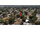 Aerial view of the home showcasing its location within a lush, green residential neighborhood at 6690 33Rd N Ave, St Petersburg, FL 33710