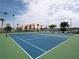 Community tennis courts offer residents an active lifestyle at 7910 Sun Island S Dr # 302, South Pasadena, FL 33707
