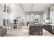 Open concept kitchen features large center island, modern appliances and a bright, airy feel at 8 Avonwood, Tampa, FL 33625