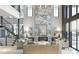 Bright and airy living room with a stunning marble fireplace, elegant decor, and plenty of natural light at 8 Avonwood, Tampa, FL 33625