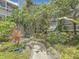 Lush courtyard with landscaped gardens and walkways at 105 4Th Ne Ave # 501, St Petersburg, FL 33701