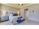 Comfortable bedroom with a plush bed, stylish side tables, soft lighting, and a serene atmosphere at 10523 Farm Hill Ave, Land O Lakes, FL 34638