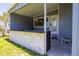Outdoor kitchen featuring built in grill and countertop at 163 Dolphin E Dr, Oldsmar, FL 34677