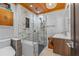 Luxurious bathroom with a glass-enclosed shower and modern vanity at 2227 29Th S St, St Petersburg, FL 33712
