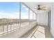 Covered and screened balcony that provides a relaxing space at 2333 Feather Sound Dr # A308, Clearwater, FL 33762