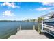 Dock with lift on waterfront property with easy access to the open water at 3598 10Th Ne St, St Petersburg, FL 33704