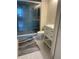 Bathroom showcasing a vanity and glass shower at 400 Island Way # 908, Clearwater Beach, FL 33767