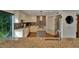 Modern kitchen with stainless steel appliances, granite countertops and backsplash at 4035 N River View Ave, Tampa, FL 33607
