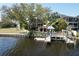 Stunning waterfront home with a private dock and lush landscaping, perfect for enjoying the Florida lifestyle at 4035 N River View Ave, Tampa, FL 33607